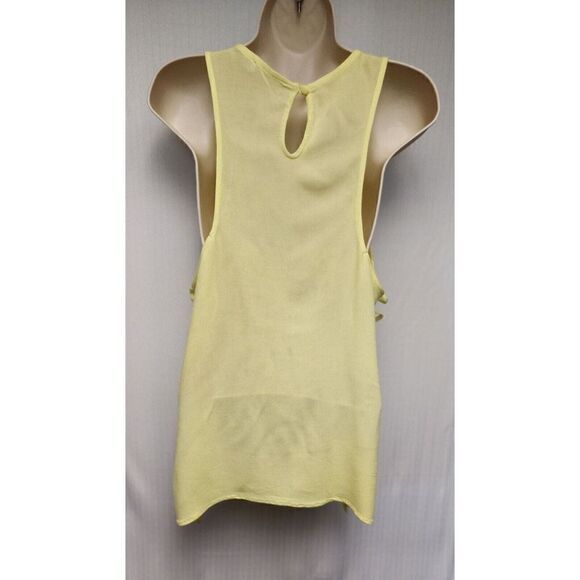 Lush Neon Green Lightweight Asymmetric Hem Size Medium - Picture 6 of 9